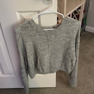 Cute, grey, soft, sweater